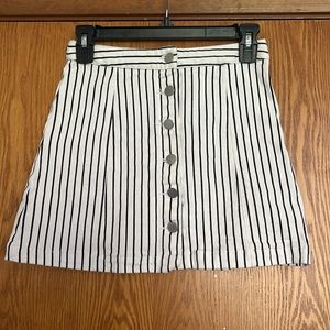 Black and White Stripped Altard State Skirt size small